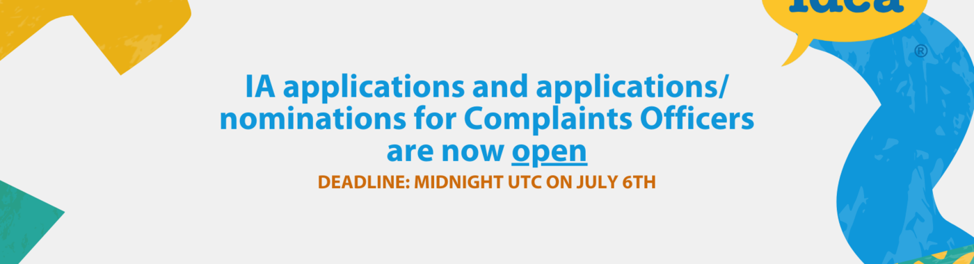 Applications open for Independent Adjudicators and Complaints Officers at WSDC 2022