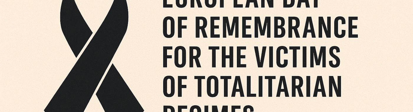 European Day of Remembrance for Victims of Totalitarian Regimes: debate freedom, justice, and memory