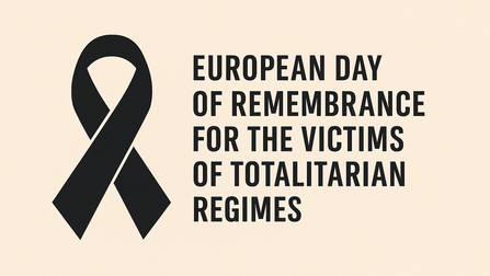 European Day of Remembrance for Victims of Totalitarian Regimes: debate freedom, justice, and memory