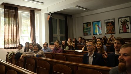 Empowering Youthwork for the Green Debate materials were used during the Prague Debate Finals