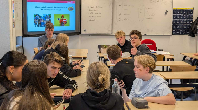 Cals College Nieuwegein: Engaging Four Classes in the Green Debate