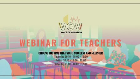 Join our Webinar for Teachers from Voice of Vocational Education!
